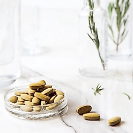 Kafein ve mate yapraklı tablet takviye edici gıda Thermo Complete ™ 90 tablet